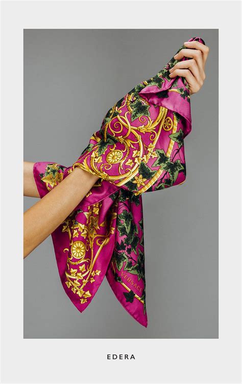 Versace scarves for women